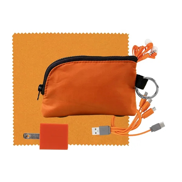 Zip Around Cable, Cloth, Wall & Ear Bud Kit... from ASI 30208 A P Specialties