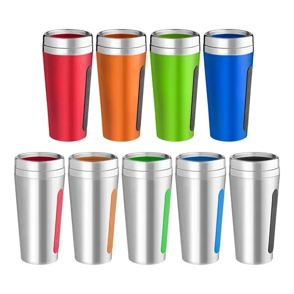 Silicone and Color Stainless Steel Tumbler... from ASI 31517 Admart Products