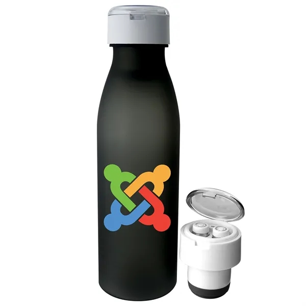 SILHOUETTE BLUETOOTH EAR BUD BOTTLE... from ASI 30208 A P Specialties / AP Specialties