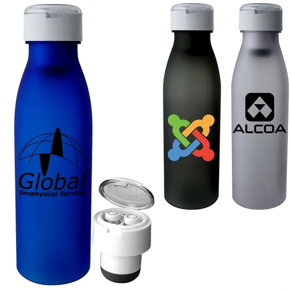 SILHOUETTE BLUETOOTH EAR BUD BOTTLE... from ASI 30208 A P Specialties / AP Specialties
