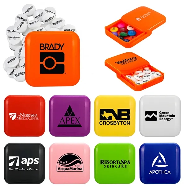 SLIDING CASE OF PRINTED CANDY... from ASI 30208 A P Specialties / AP Specialties