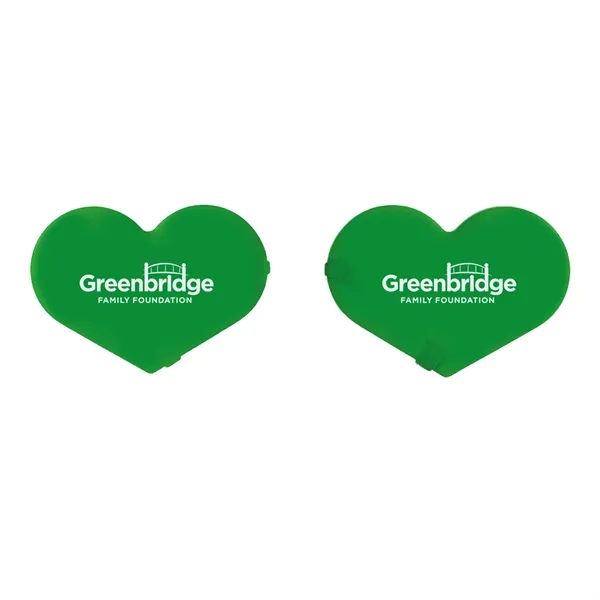 1/4" x 3 1/2" x 2 1/2" heart-shaped box with 30... from ASI 63549 Jornik Manufacturing Corp / Jornik