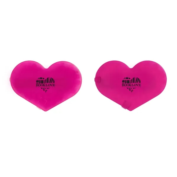 1/4" x 3 1/2" x 2 1/2" heart-shaped box with 30... from ASI 63549 Jornik Manufacturing Corp / Jornik