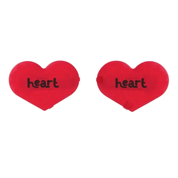 1/4" x 3 1/2" x 2 1/2" heart-shaped box with 30... from ASI 63549 Jornik Manufacturing Corp / Jornik