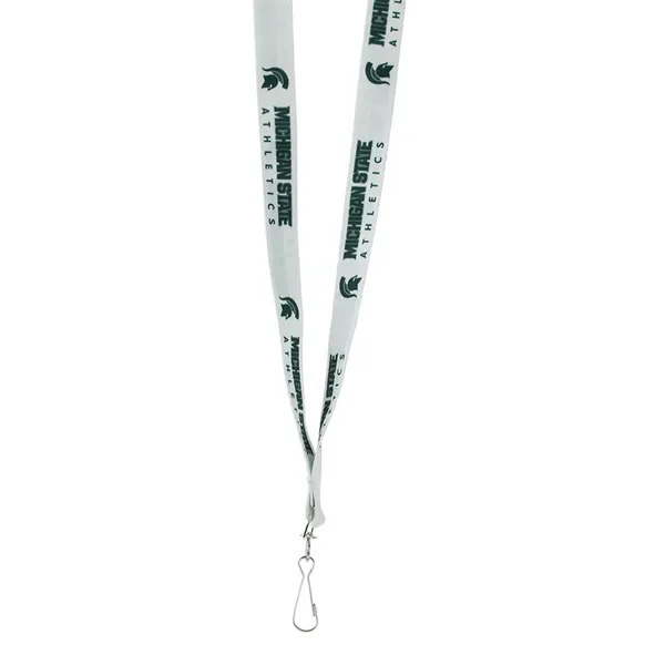 Price including one color silk screen imprint. Silkscreened Lanyard with Metal... from ASI 90154 Sunjoy Group Inc