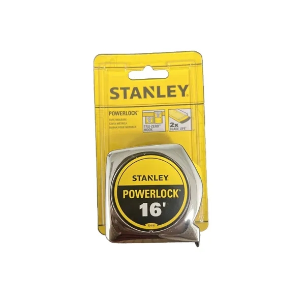 Stanley® Powerlock 16' tape has a Mylar® polyester blade to extend... from ASI 41561 Brand Box USA, LLC