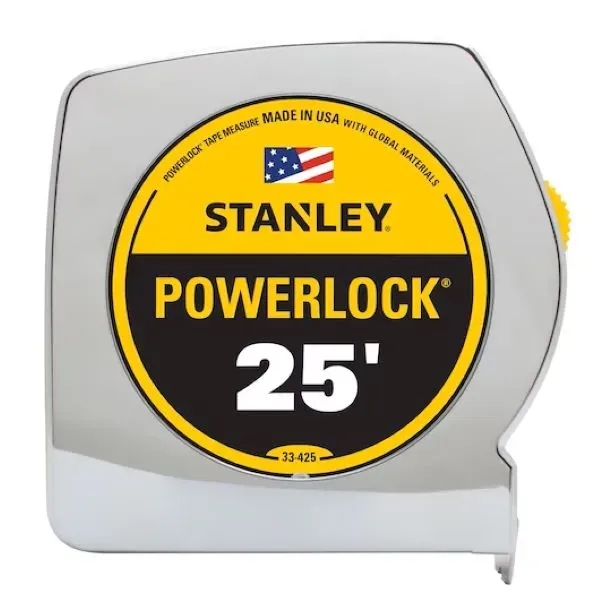 Stanley® Powerlock 25' tape has a Mylar® polyester blade to extend... from ASI 41561 Brand Box USA, LLC