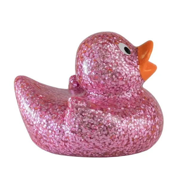 2.5" x 2.25" mini glitter rubber ducks.... from ASI 34415 Alpi International LTD