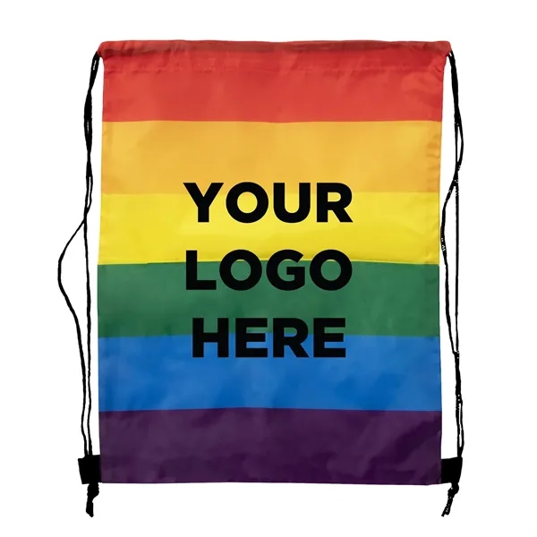 9" x 16" rainbow backpack.... from ASI 42016 Brighter Promotions Inc