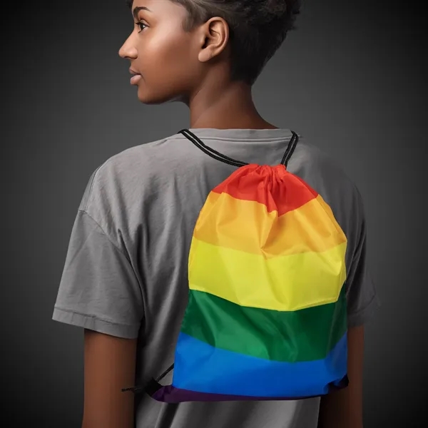 9" x 16" rainbow backpack.... from ASI 42016 Brighter Promotions Inc