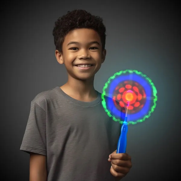 Blue windmill wand with LED lights.... from ASI 42016 Brighter Promotions Inc