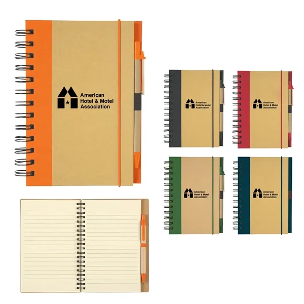 This spiral notebook contains 80 lined pages and includes a matching... from ASI 52710 Lincoln Line