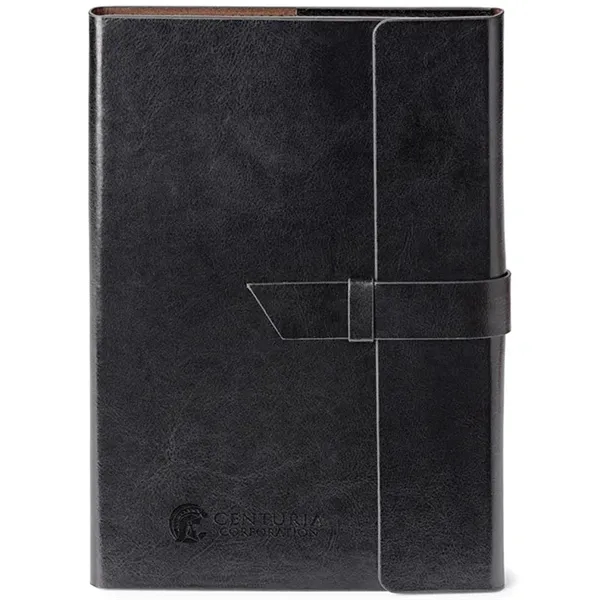 Vinyl portfolio with matching interior pen loop pen not included, brown... from ASI 88660 Spector & Co.