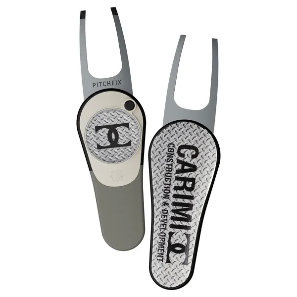 Golf divot repair tool with removable ball marker.... from ASI 52263 EMT