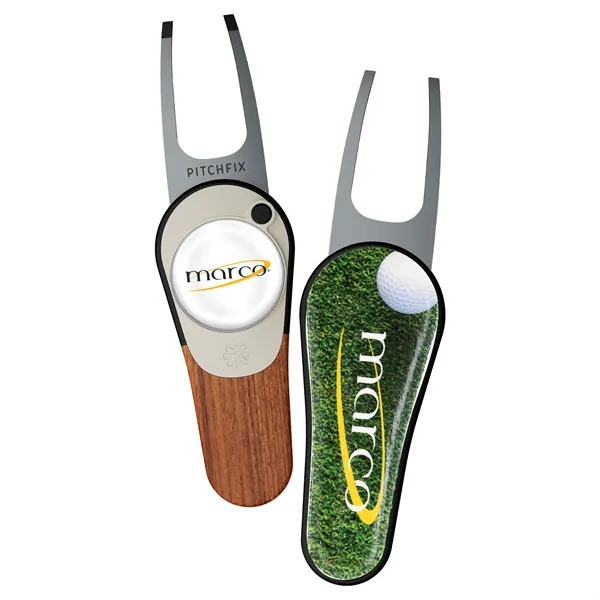 Golf divot repair tool with removable ball marker.... from ASI 52263 EMT