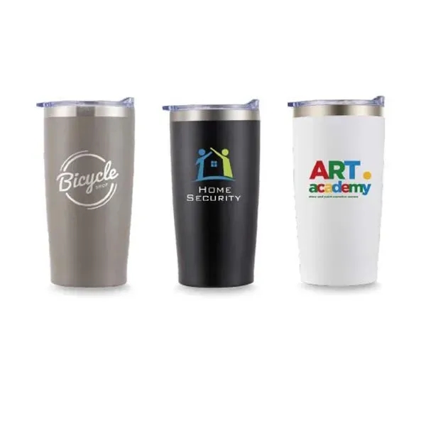 This Monticello 20oz Tumbler Mug features a spill proof lid for... from ASI 82498 RiteLine LLC