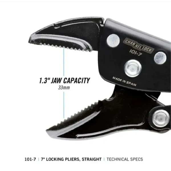 CHANNELLOCK® Locking Pliers offer an Extended-Release Lever to avoid finger pinch.... from ASI 41561 Brand Box USA, LLC