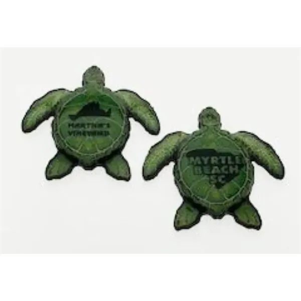 Epoxy Wood Turtle Magnet... from ASI 40610 Perry Blackburne Inc