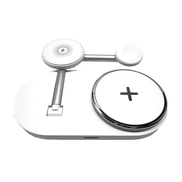 5-in-1 fast charging wireless charger plus 1C1P silkscreen or laser engraving... from ASI 37218 Athena Promo (tm)