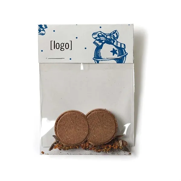 DIY planter kit with a seed packet, soil, and branded backer... from ASI 40646 Bloomin Promotions / Bloomin' Promotions™