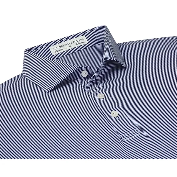 The Perkins features a modern two-color feed stripe pattern for understated... from ASI 38120 Ball Pro / Diversified Quality Kitchenware / Branded Apparel Designs