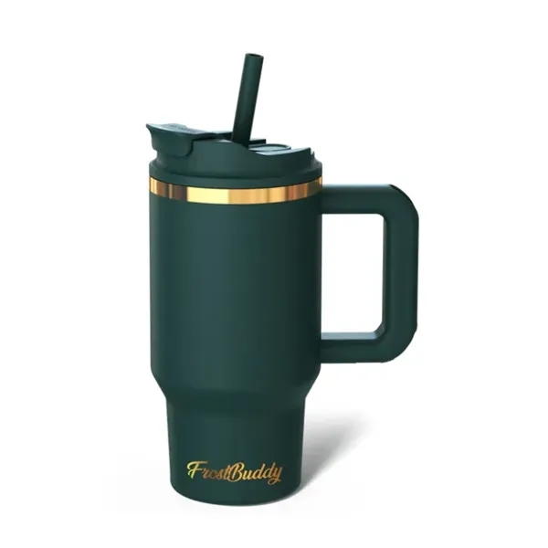 Compact double-walled tumbler for 12+ hrs cold, 6+ hrs hot. Fits... from ASI 72657 Active Life Promo / Apres Ski Active Life