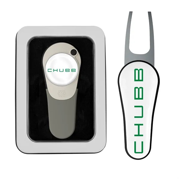 Golf divot tool with removable ball market and poly dome imprint... from ASI 52263 EMT