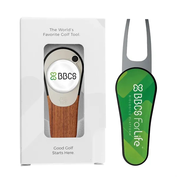 Golf divot repair tool and ball marker in gift box.... from ASI 52263 EMT