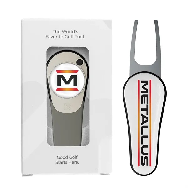 Golf divot repair tool and ball marker in gift box.... from ASI 52263 EMT