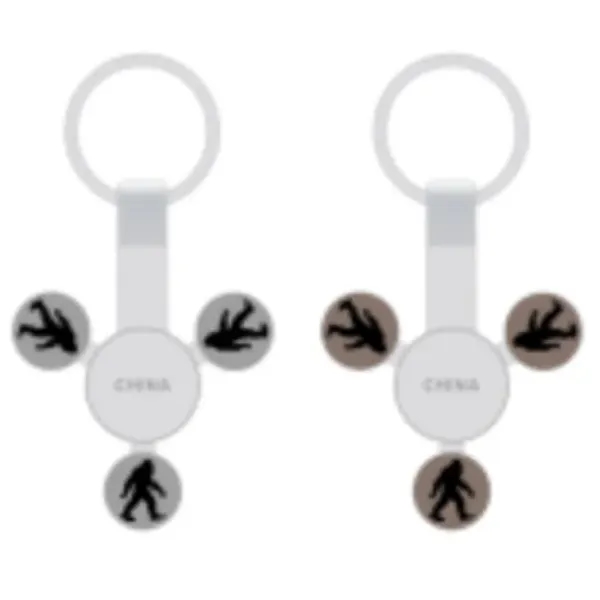 BigFoot Fidget Spinner Keychain... from ASI 40610 Perry Blackburne Inc / KEYTAGLINE