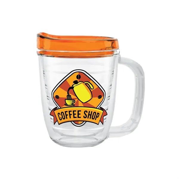 Double-wall insulated, clear Tritan™ coffee mug. Includes choice of Turn Tab... from ASI 73871 Next Promotions LLC