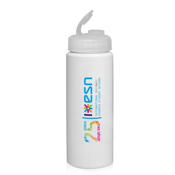 32 oz. HDPE plastic water bottle with sipper lid and wide... from ASI 39552 BEL Promo