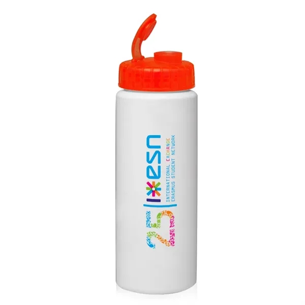 32 oz. HDPE plastic water bottle with sipper lid and wide... from ASI 39552 BEL Promo