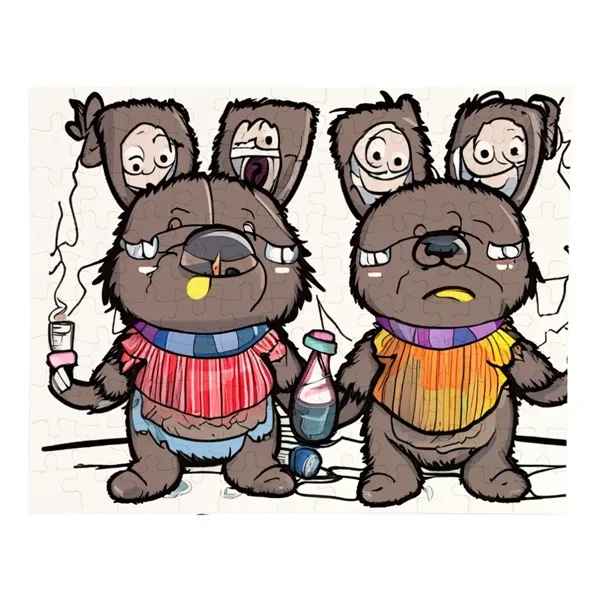 110 piece jigsaw photo puzzle with a sublimation ready surface; packed... from ASI 39552 BEL Promo