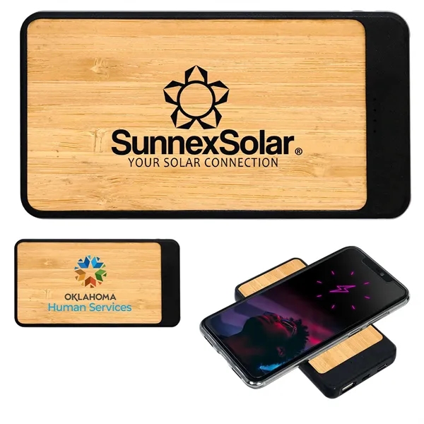 UL BAMBOO HIGH DENSITY SWIFT WIRELESS POWER BANK... from ASI 30208 A P Specialties / AP Specialties
