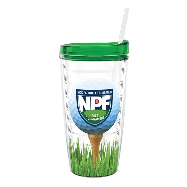 16 oz. Shelby Clear Double Wall Insulated Tritan™ tumbler. Includes choice... from ASI 73871 Next Promotions LLC