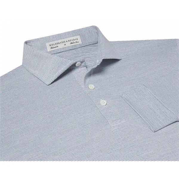 The Burke is a long-sleeved performance jersey knit stripe. UPF 50+... from ASI 38120 Ball Pro / Diversified Quality Kitchenware / Branded Apparel Designs