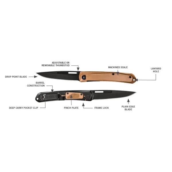 The Gerber Affinity copper is an EDC knife with class. Simple... from ASI 41561 Brand Box USA, LLC