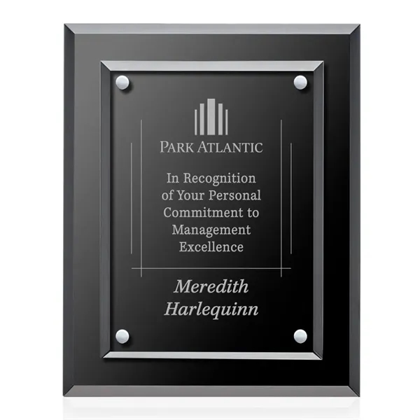 The tightly beveled edges of the starfire crystal plate echo the... from ASI 84592 St Regis Group / St Regis