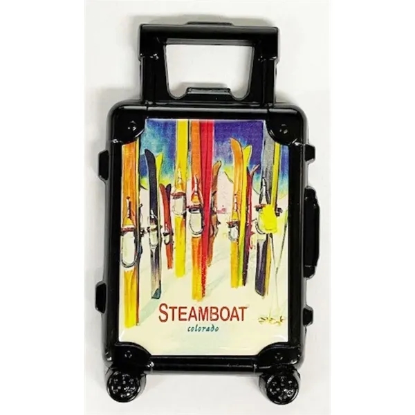 Suitcase Shaped Bottle Opener Magnet... from ASI 40610 Perry Blackburne Inc