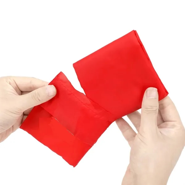 210T foldable and reusable polyester shopping tote bag + 1 color... from ASI 37218 Athena Promo (tm)