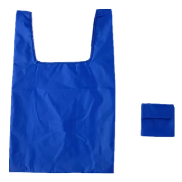 210T foldable and reusable polyester shopping tote bag + 1 color... from ASI 37218 Athena Promo (tm)