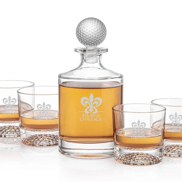 The Fairway Decanter Set is the ultimate gift for golf enthusiasts.... from ASI 84592 St Regis Group