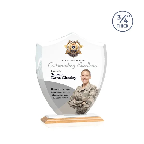 The Scudo Shield VividPrint™ Award signifies protection, authority, and stability.... from ASI 84592 St Regis Group / St Regis