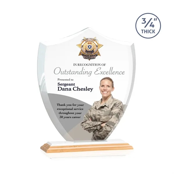 The Scudo Shield VividPrint™ Award signifies protection, authority, and stability.... from ASI 84592 St Regis Group / St Regis