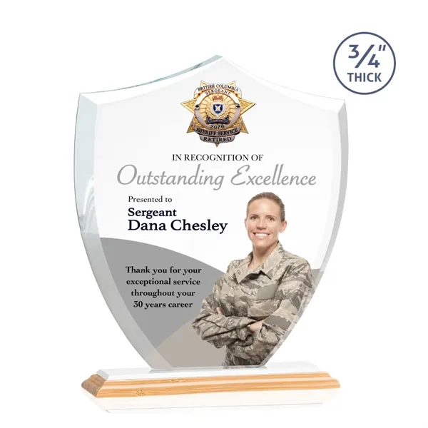 The Scudo Shield VividPrint™ Award signifies protection, authority, and stability.... from ASI 84592 St Regis Group / St Regis