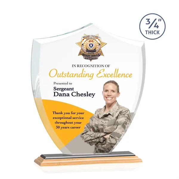 The Scudo Shield VividPrint™ Award signifies protection, authority, and stability.... from ASI 84592 St Regis Group / St Regis