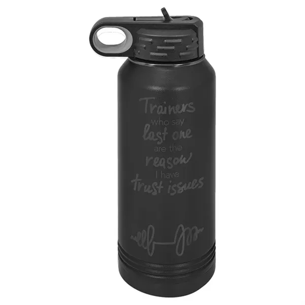 The screw on lid features an easy flip top, soft rubber... from ASI 72657 Active Life Promo / Apres Ski Active Life