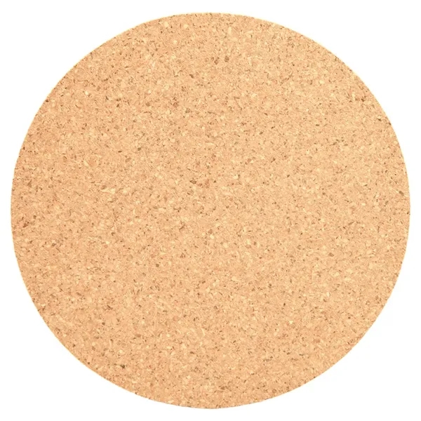 Eco-friendly 4" cork coaster with custom engraving, perfect for branding.... from ASI 72657 Active Life Promo / Apres Ski Ingrain Promo