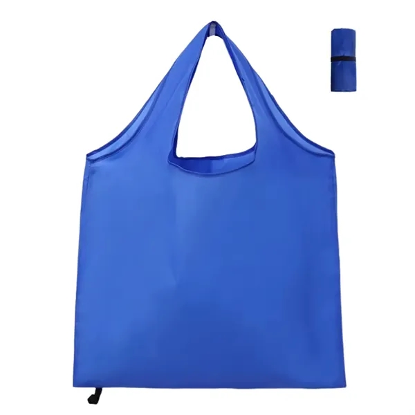 210T foldable polyester shopping tote bag + 1 color silkscreen imprint... from ASI 37218 Athena Promo (tm)